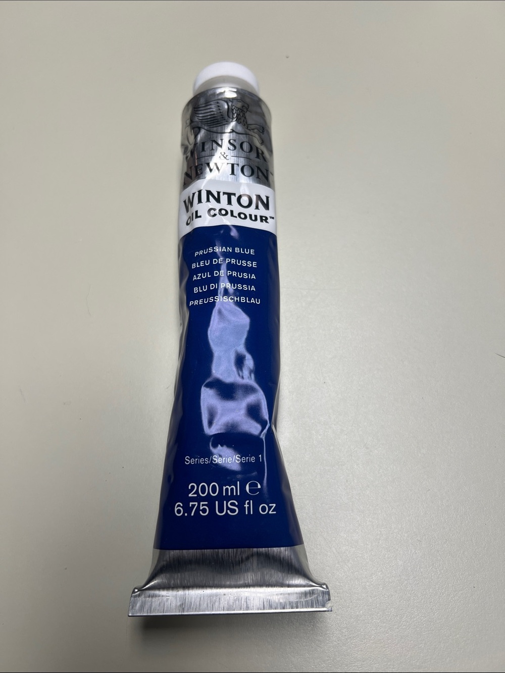 Winton Oil Colour Prussian Blue Tube - Deep Blue Artist Paint (200 ml)